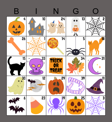 UCare Halloween! Bingo Card