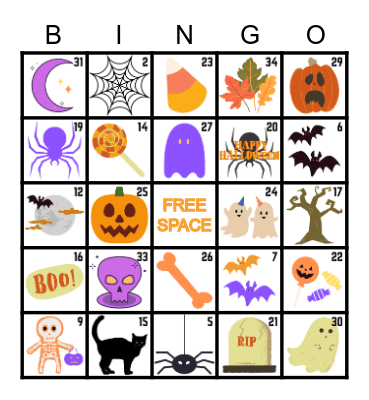 DigitalCX Halloween Bingo Card