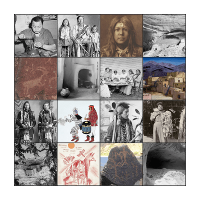 Native American Bingo Card