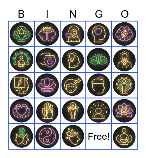 National Stress Awareness Bingo Fun! Bingo Card