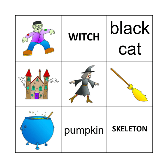 Halloween Bingo Card