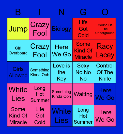 Andy - Chase - Biology Bingo Card