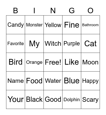 ASL BINGO Card