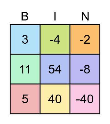 Bingo “you + me = us” Bingo Card