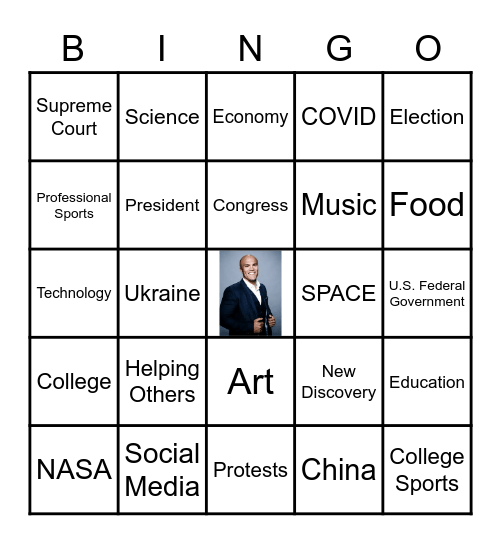 CNN10 BINGO with Coy Wire Bingo Card