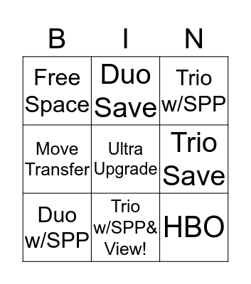 Happy Halloween Bingo Card