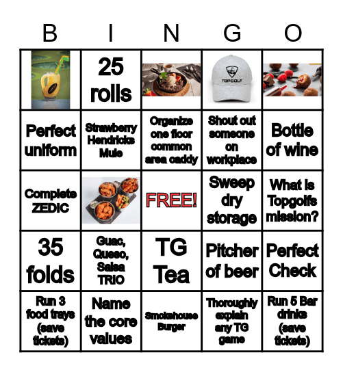 TGGV BINGO Card