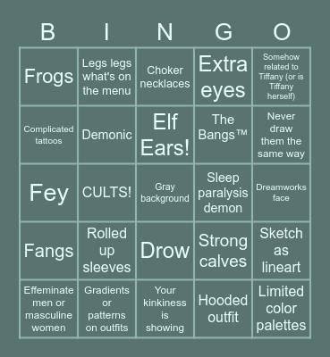 Erinyes's art bingo Card