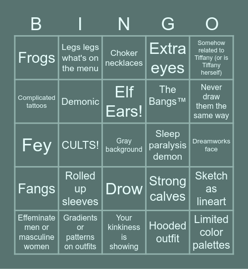 Erinyes's art bingo Card