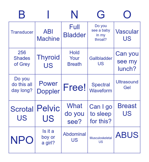 US Bingo Card