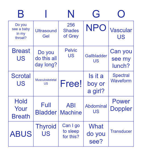 US8 Bingo Card
