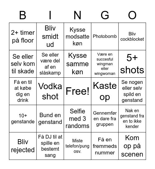PNYX BINGO Card