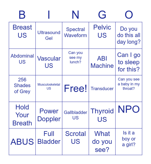 USs Bingo Card