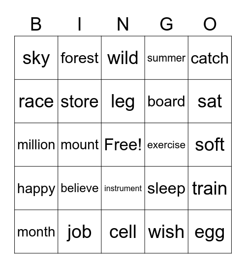 อิอิ Bingo Card