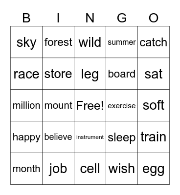 อิอิ Bingo Card