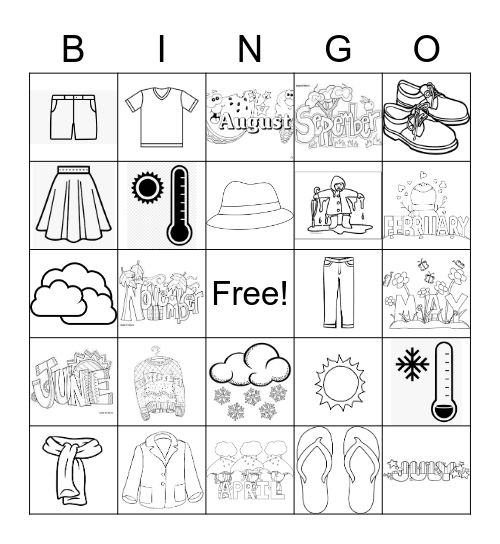 unit 2 Bingo Card