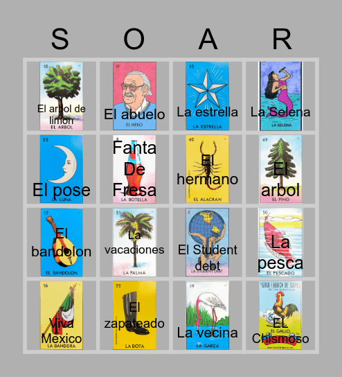 Zamarripa Bingo Card