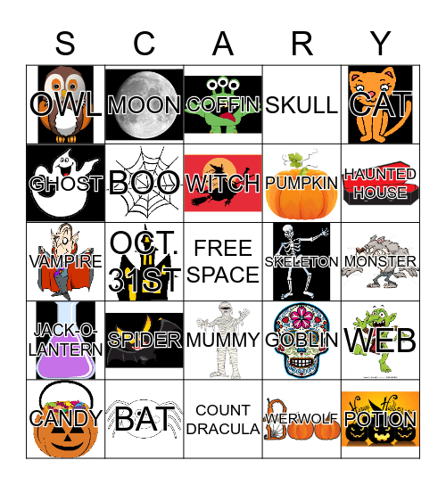 HALLOWEEN BINGO Card