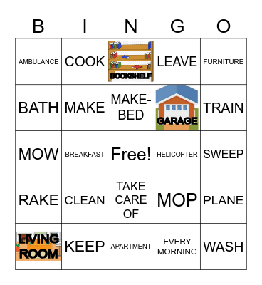 ASL 2 - Unit 2 Review Bingo Card