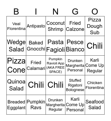 Boniello Babes Bingo Card