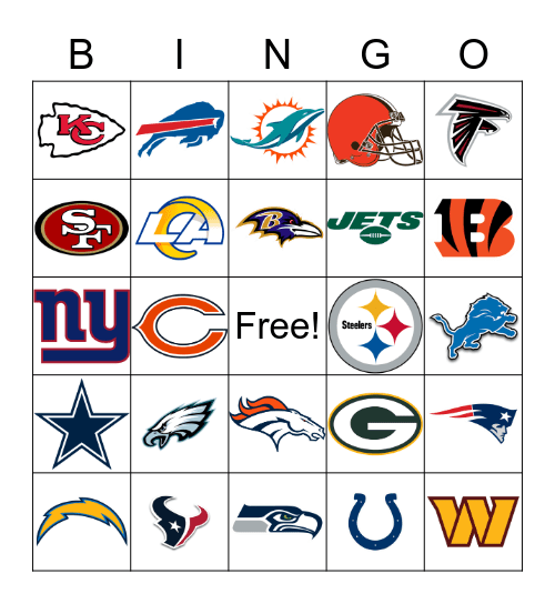 Football Bingo Card