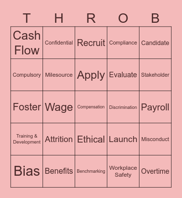 HR Bingo Card