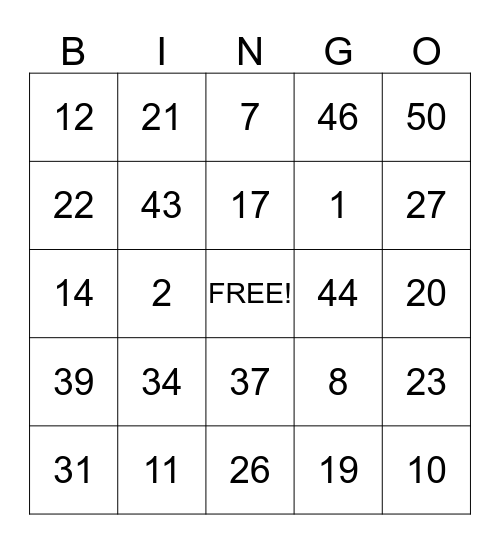 HAPPY BIRTHDAY CAROLINE! Bingo Card