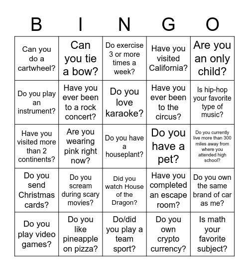 11.3 TIA Bingo Card