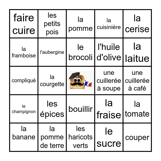 Bien Dit 2 Chapitre 3 Loto Bingo Card