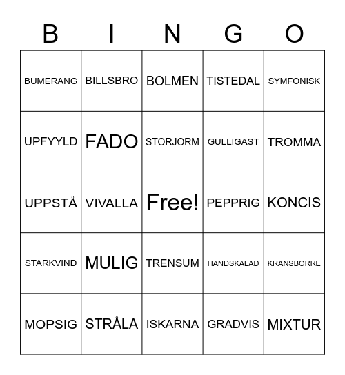 MONEY STORM IKEA SOCIAL Bingo Card