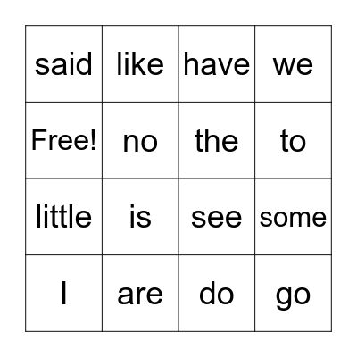 Rule Breaker Bingo Card