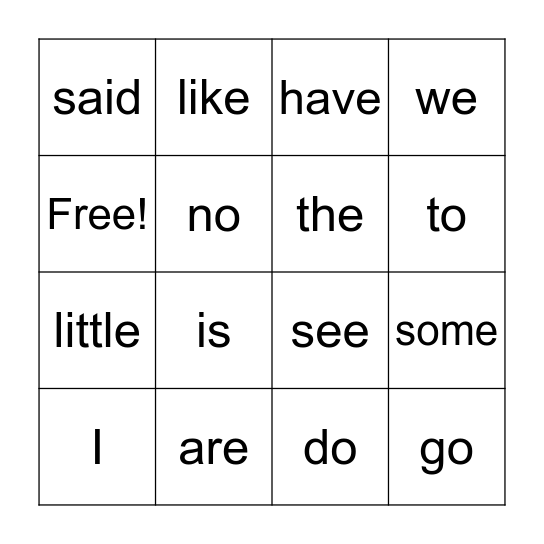 Rule Breaker Bingo Card