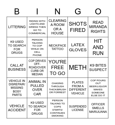 OP LIVE Bingo Card