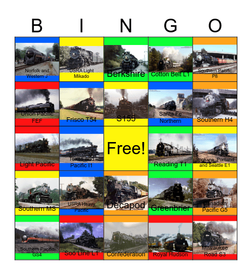 Best of Steam Bingo Card