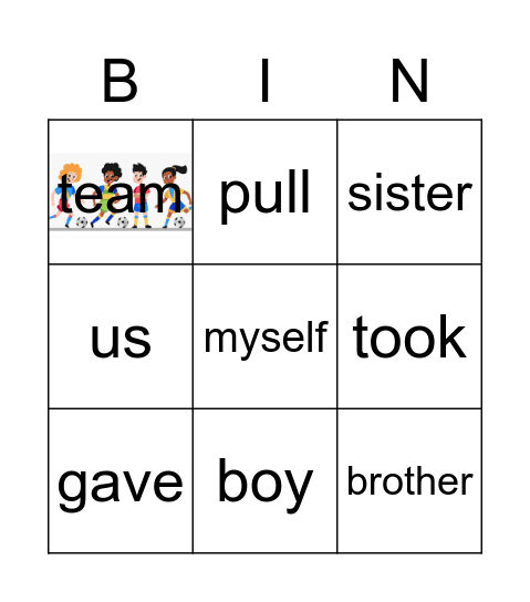 Teams Work Together Bingo Card