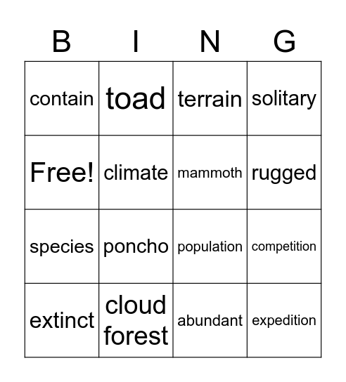 key-words-bingo-card