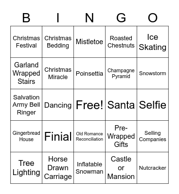 Hallmark GAC Bingo Card