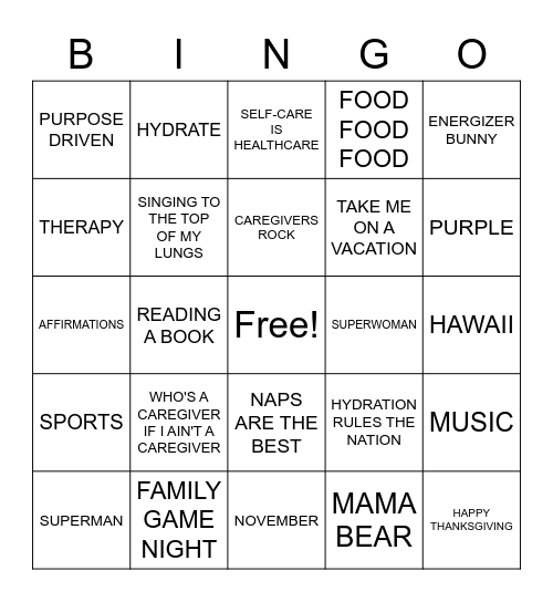 BINGO IS BINGOING Bingo Card