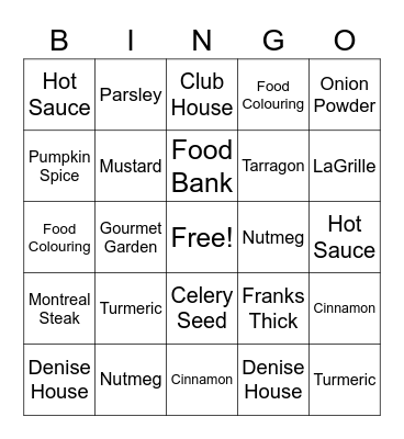 C-Day BINGO! Bingo Card