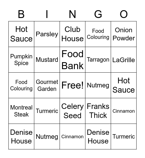 C-Day BINGO! Bingo Card