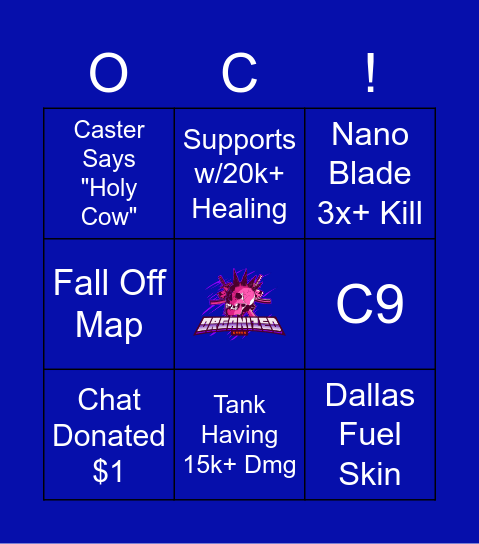 Resurgence Bingo Card