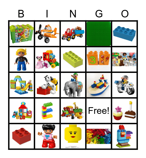 BINGO LEGO ELLA Bingo Card