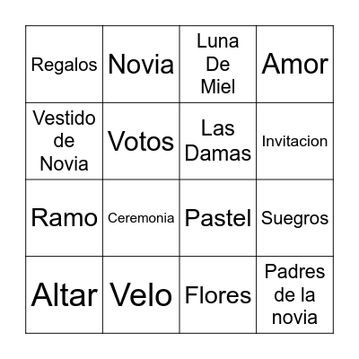 Loteria De La Fiesta De Solteria De Jackie Bingo Card