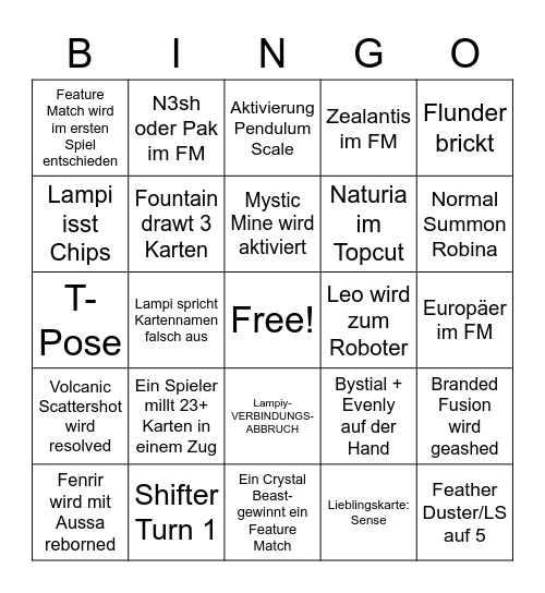 LAMPIS WATCHPARTY BINGO Card