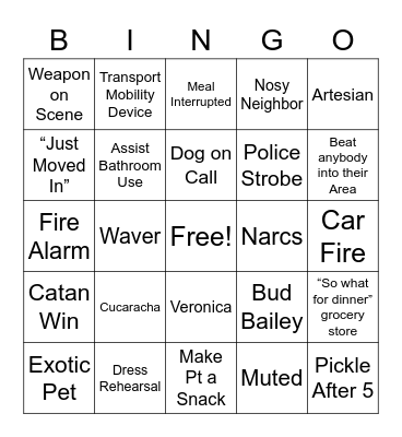 College football Saturday Bingo Card