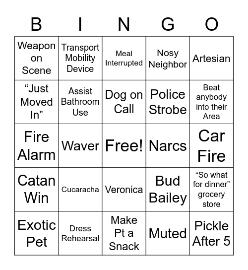 College football Saturday Bingo Card