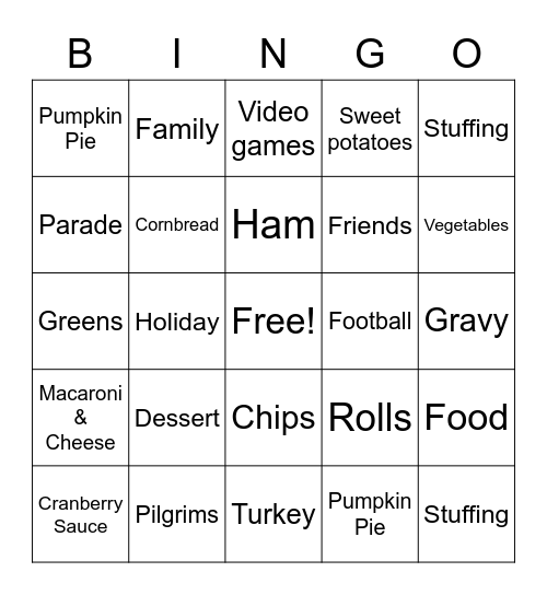 Printable word search on thanksgiving