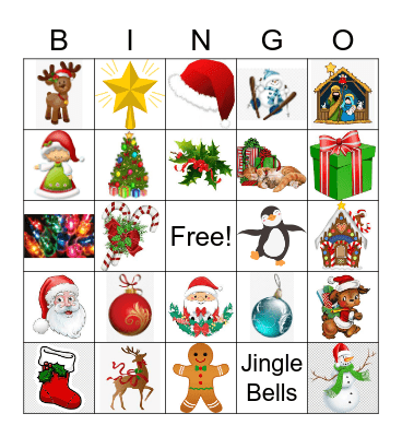 Christmas Bingo Card