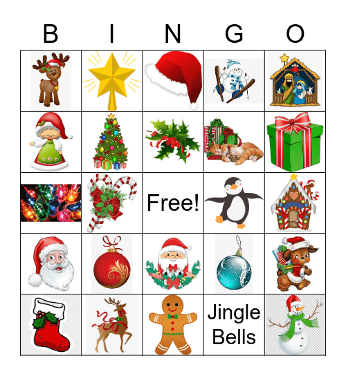 Christmas Bingo Card