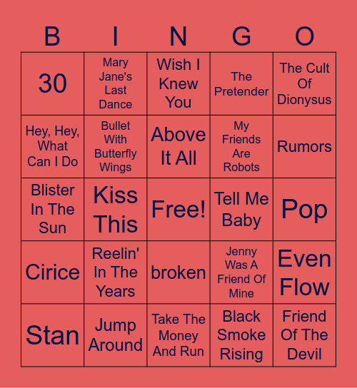 BINGO TIMEEEEE Bingo Card